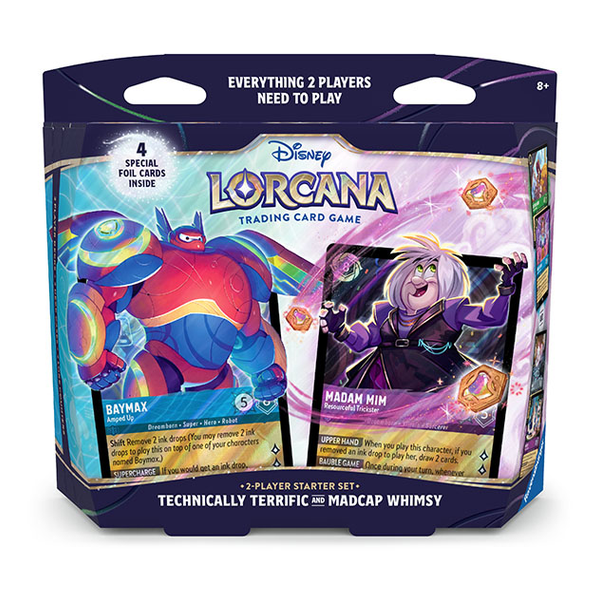 Disney Lorcana Technically Terrific & Madcap Whimsy 2-Player Starter Set