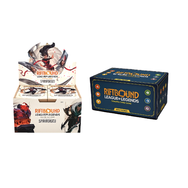 riftbound spiritforged booster box preorder + Bulk Runes Bundle Pre Order – Floating Cards Size:70x110 mm CRE 2 foil Rares or Pokémon Error Guide