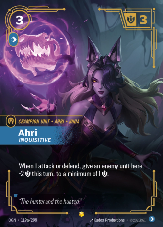 Ahri 119a/298