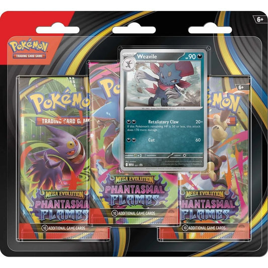 Pokémon Phantasmal Flames Triple Blister (Weavile)